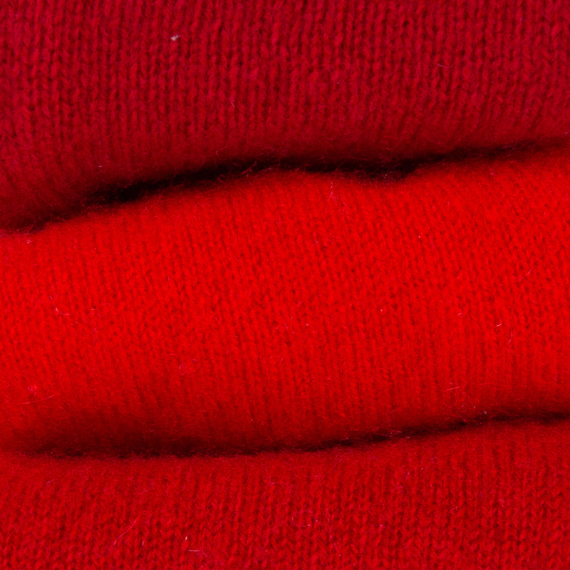 turtle doves cashmere gloves in red