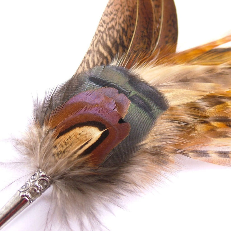 Pin de sombrero de plumas - Gamebird