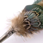 Pin de sombrero de plumas - Gamebird y avestruz