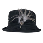Alfiler para sombrero de plumas - Guinea Fowl & Hackle
