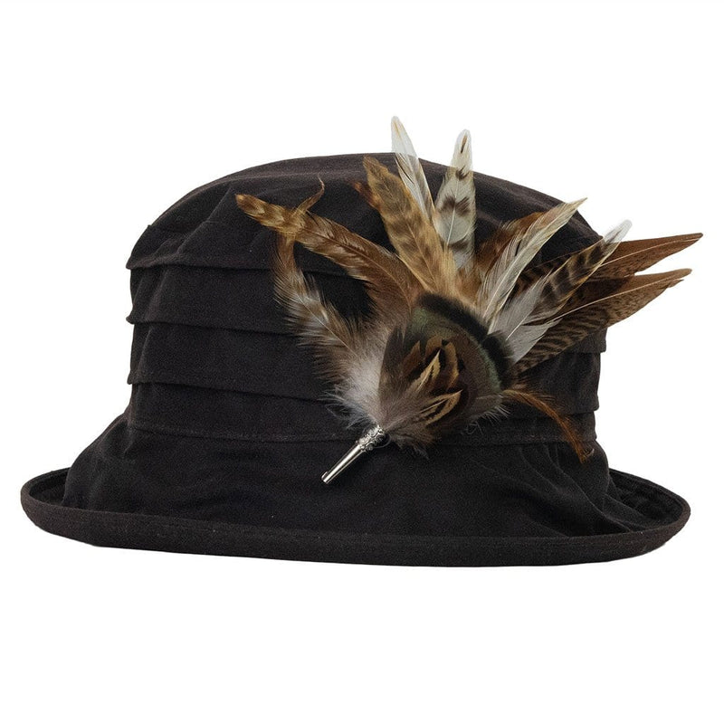 peak-and-brim-nola-brown-hat-with-gamebird-feather-hat-pin