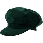 ladies green waterproof baker boy cap